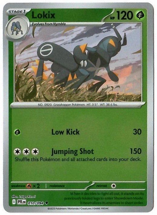 Lokix 010/094 Me02: Phantasmal Flames Reverse Holo