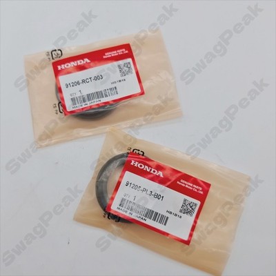 OEM 2PCS Axle Output Shaft Seal Set For Honda K-Series 6SPD RSX CIVIC SI 2.4L