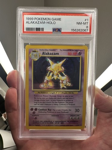 Alakazam graded PSA 8 for sale on eBay