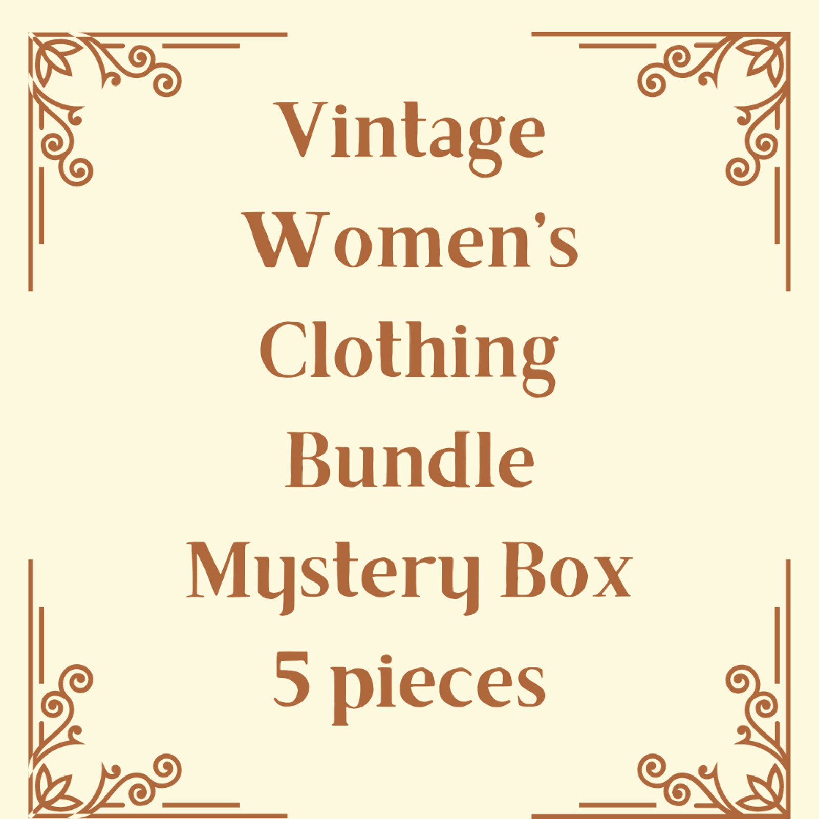 Vintage Mixed Lot Bundle Women's Clothing 5 Piece Fashion 80s 90s Y2K