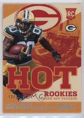 2013 Score Hot Rookies Artist Proof 12/32 Johnathan Franklin #19 RC 0hr4