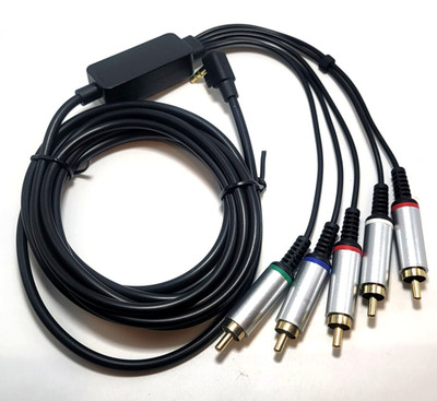 Aluminum Component AV HDTV Cable TV Lead Cord For PSP Slim 2000/3000 - 10 Feet!