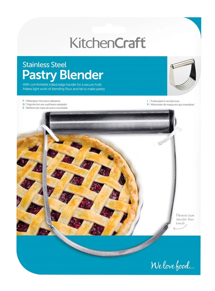 KitchenCraft Curved Stainless Steel Pastry Blender Mixer Baking Tools - Image 4 of 4