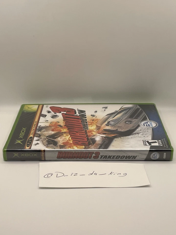 Burnout 3 Takedown Black Label Factory Sealed 2004 Xbox EA Games - Image 4 of 4