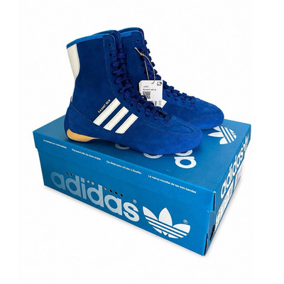 adidas Rasant Mid W Boxstiefel Ringerschuhe Blau/Weiß Modell J12503
