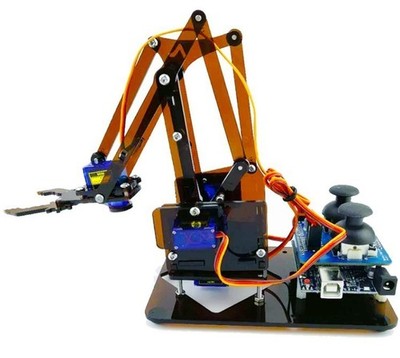 4DOF Mini Roboterarm Bausatz mit Joysticks und Servoantrieb