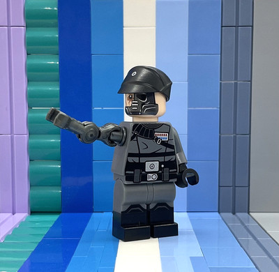 LEGO Star Wars  BAFDE Custom Imperial Admiral Minifigur BricksAndFigsDE Neu