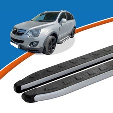 Trittbretter passend für Schweller Opel Antara ab Baujahr 2016 DOLU Silber