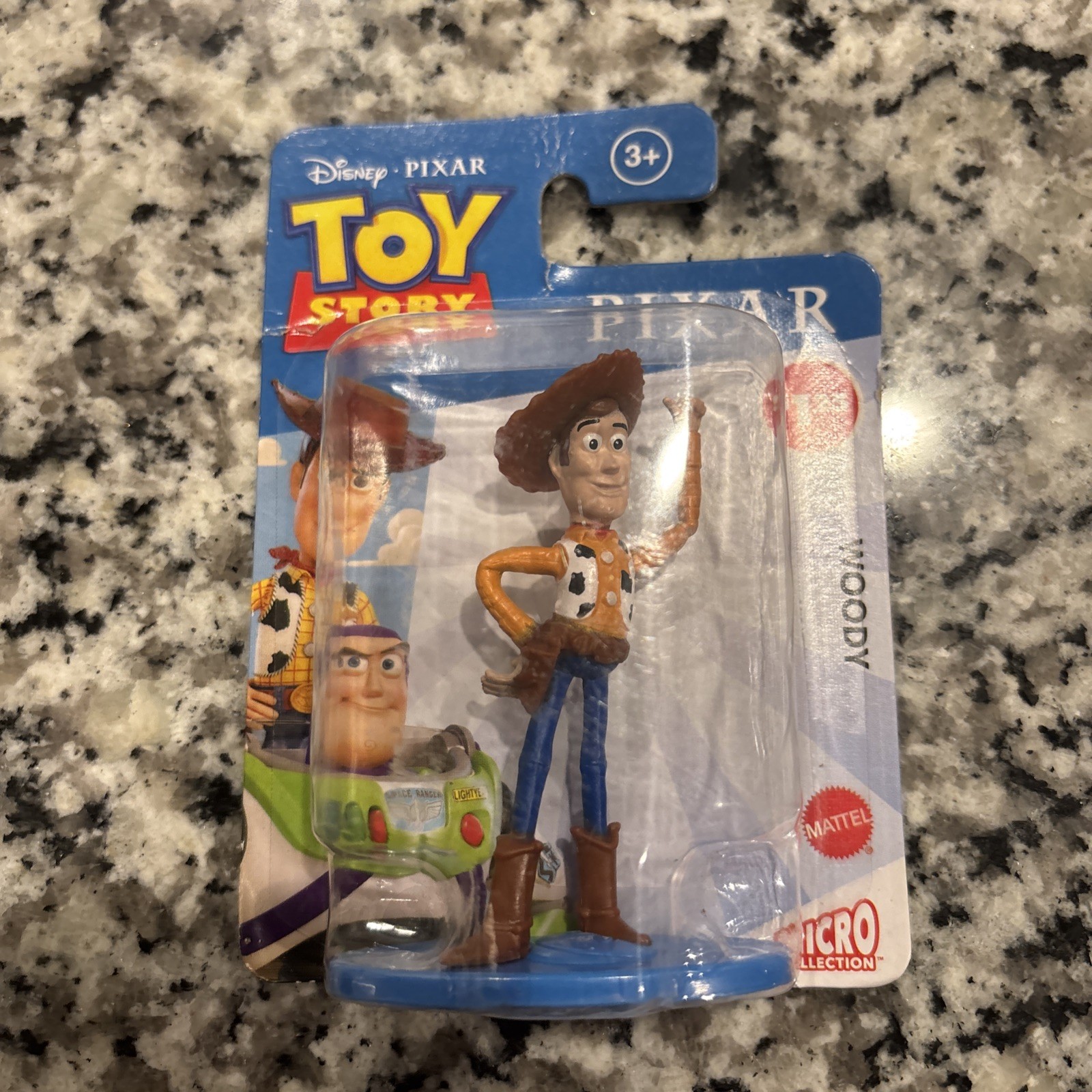Disney Toy Story - Woody PIXAR Figure Mattel Micro Collection