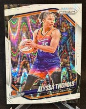 2025 Panini Prizm WNBA Alyssa Thomas #44 Phoenix Mercury White Seismic Prizm