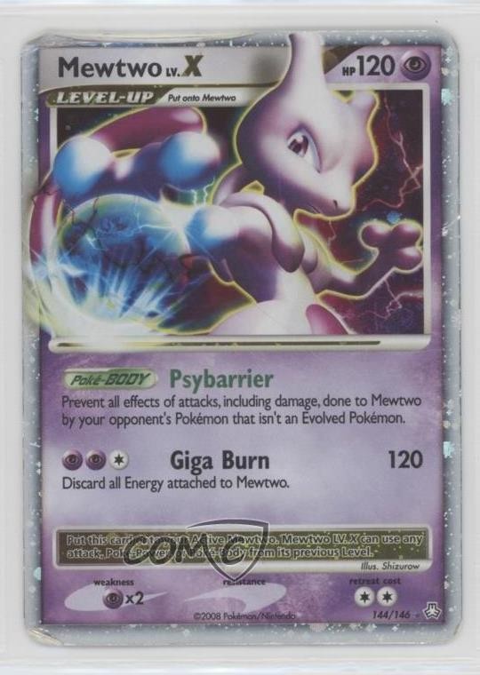 Mewtwo Lv X Pokémon Diamond & Pearl Legends Awakened #144 2008
