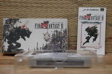 Final Fantasy 6 VI con scatola manuale Nintendo Super Famicom SFC ottime condizioni!