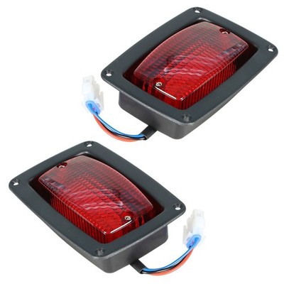 For Club Car DS 1982-UP 2 LED 3 Wire Taillights LED Tail Light Kit Golf Cart