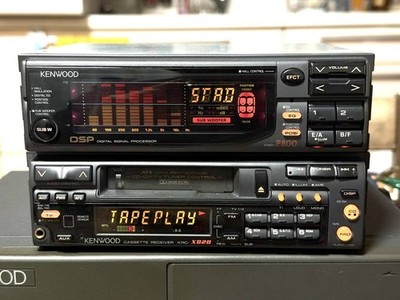 Vintage Kenwood KRC X828 KGC P800 KDC C55 1DIN+1DIN Cassette DSP