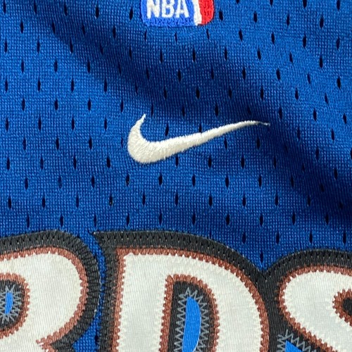 VTG Nike Kwame Brown Washington Wizards Swingman Jersey XL Blue 5 Length +2 90s - Picture 6 of 17