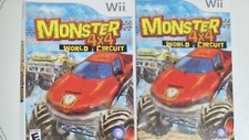 Monster 4X4: World Circuit Instruction Manual and Cover Art Nintendo Wii, 2006 