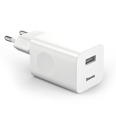 Baseus Quick Charger 24W   Leistungsstarkes USB-Wandladegerät mit Quick Charge