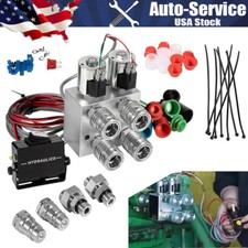 Hydraulic Multiplier SCV Splitter Diverter Manifold Valve Kit Switch Box Control