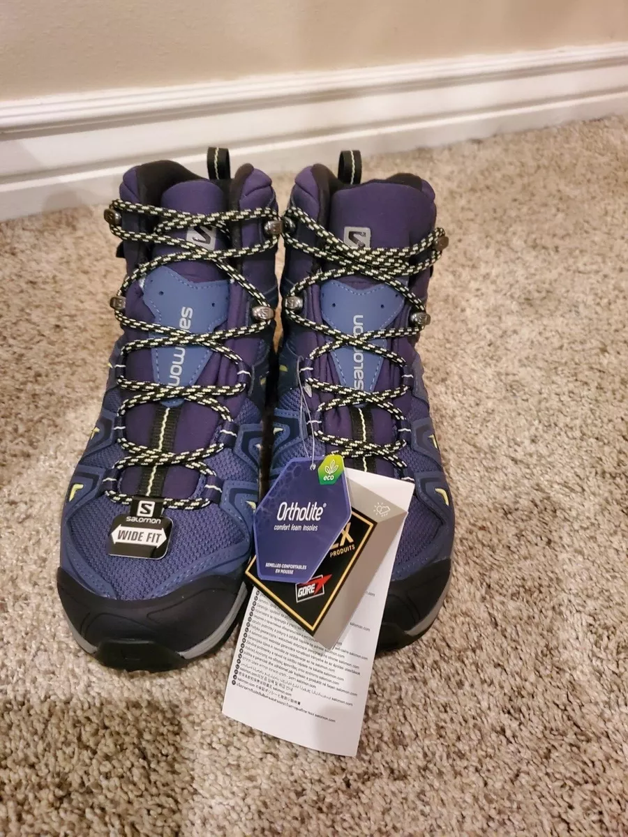 Salomon X Ultra 3 MID Gore-TEX Boots for Women Crown Blue/Evening Blue... | eBay