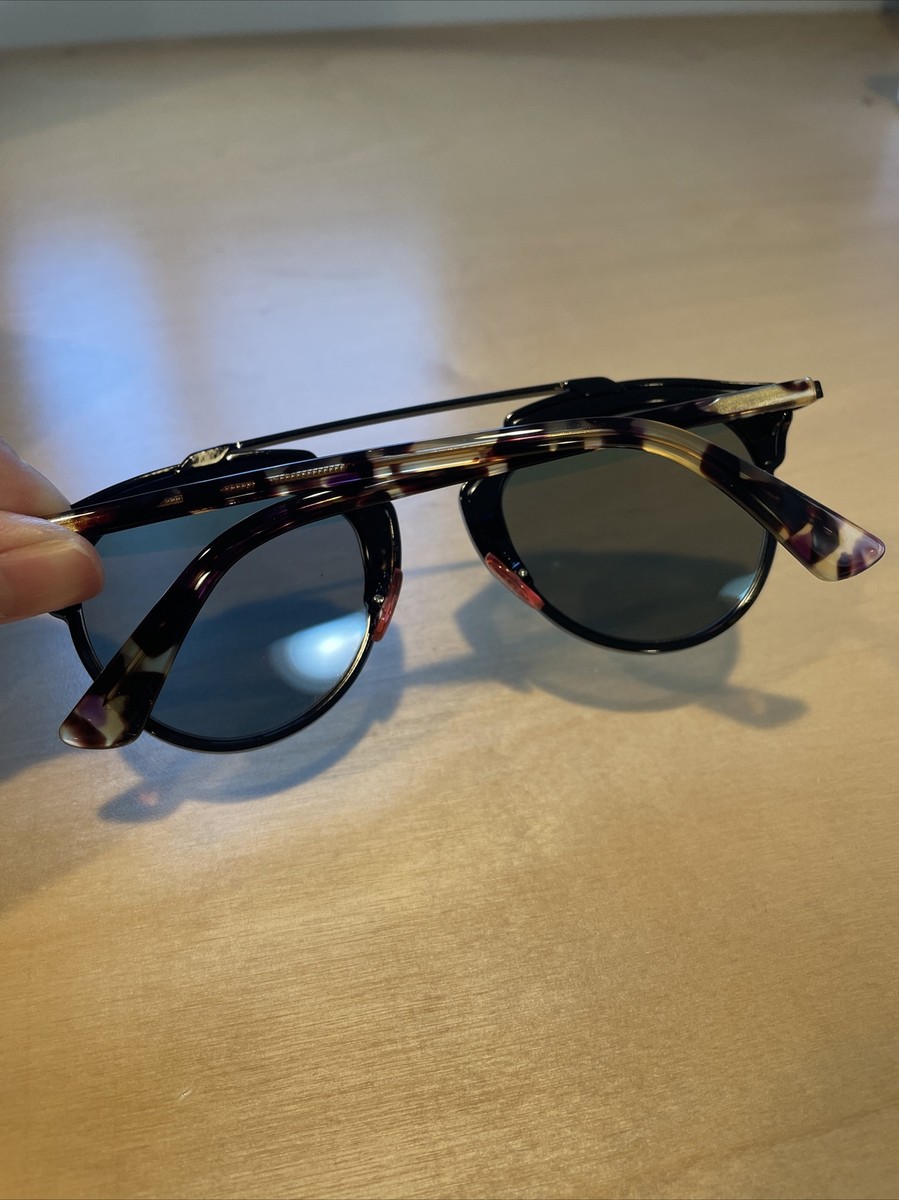 DIOR SUNGLASSES WOMENS ROUND SHINY BLACK HAVANA DIORSOREAL Dior Sunglasses Womens Round Shiny Black Havana DIORSOREAL  main image 2