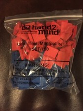 ETA hand2mind Red and Blue Tiles Manipulite Math Manipulative Set of 150 Foam