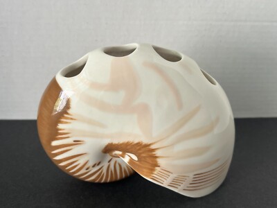 Tiger NAUTILUS SHELL Toothbrush Holder Better Homes & Gardens Beach Ocean Design