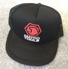 Matco Tools black w/ red snapback trucker hat