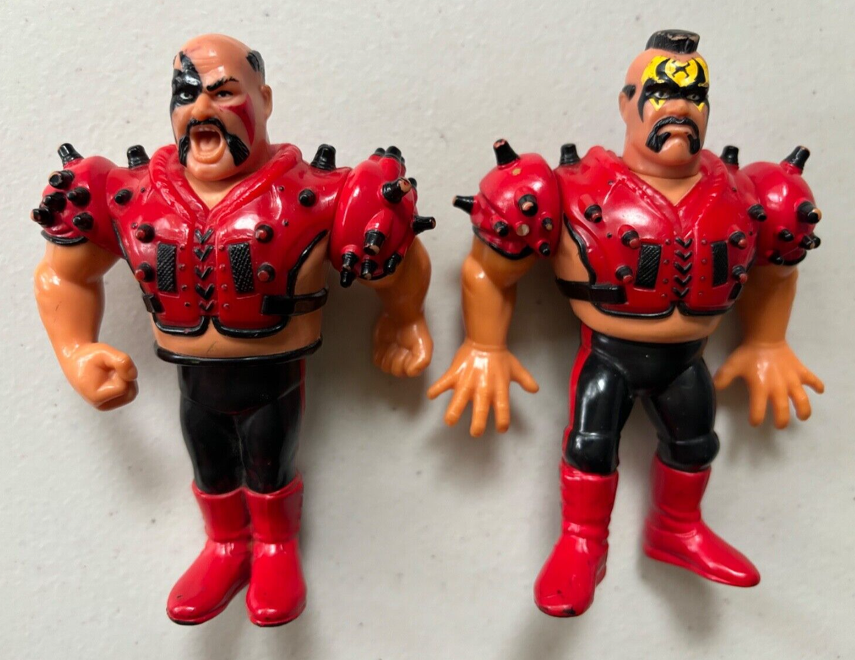 WWF Hasbro LOD Legion of Doom Hawk & Animal Loose WWE Wrestling