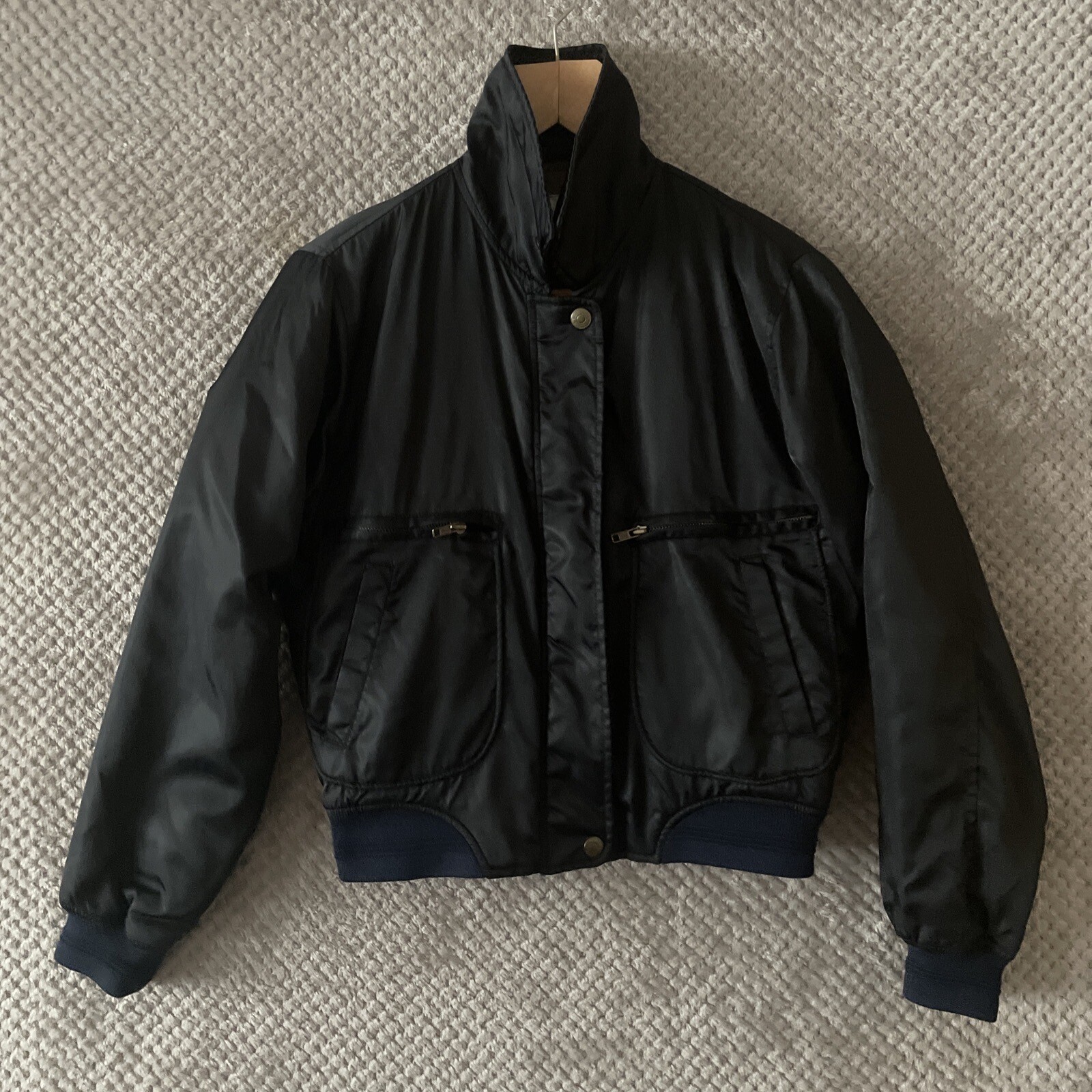 NEXT LADIES WEAR WOMES JACKET SIZE UK SMALL BLUE ZIP UP LONG SLEEVE HOODLESS