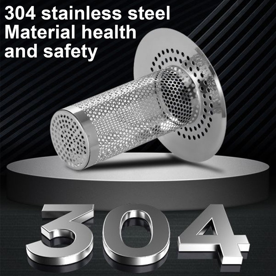 Floor Drain Filter Hair Catcher Shower Sink Mesh Basket Strainer