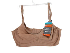 Warner's Women's Flex Revolution 2-ply Underwire Bra 34C NEW Toasted Almond
