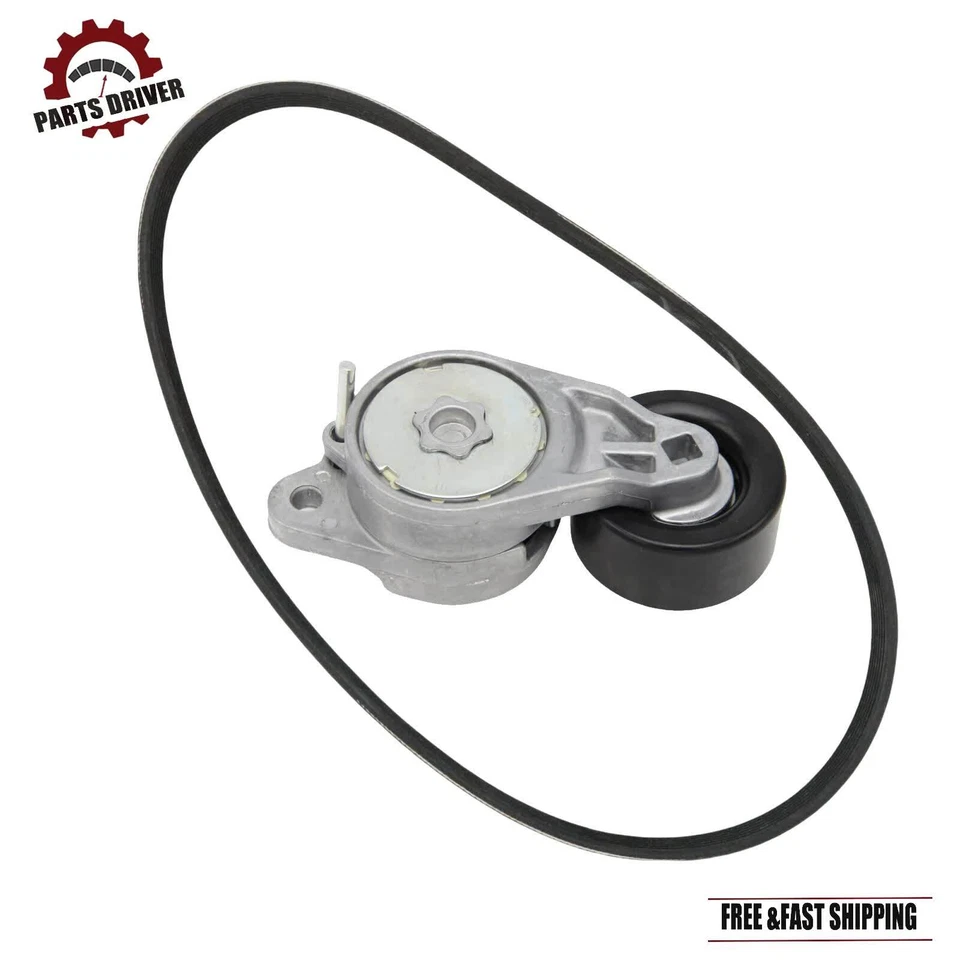 Correa de transmisión del motor y tensor de correa 39384 para Nissan Infiniti JX35 Quest 2013-2024 Foto 2 de 4