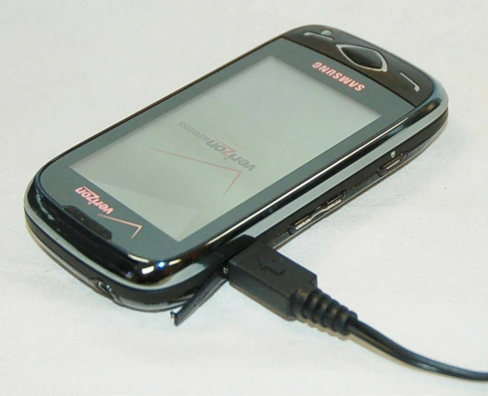 Samsung SCH-U820 Reality Verizon Slider Qwerty BLUE BEZEL Cell Phone 3G Grade C - Image 4 of 4