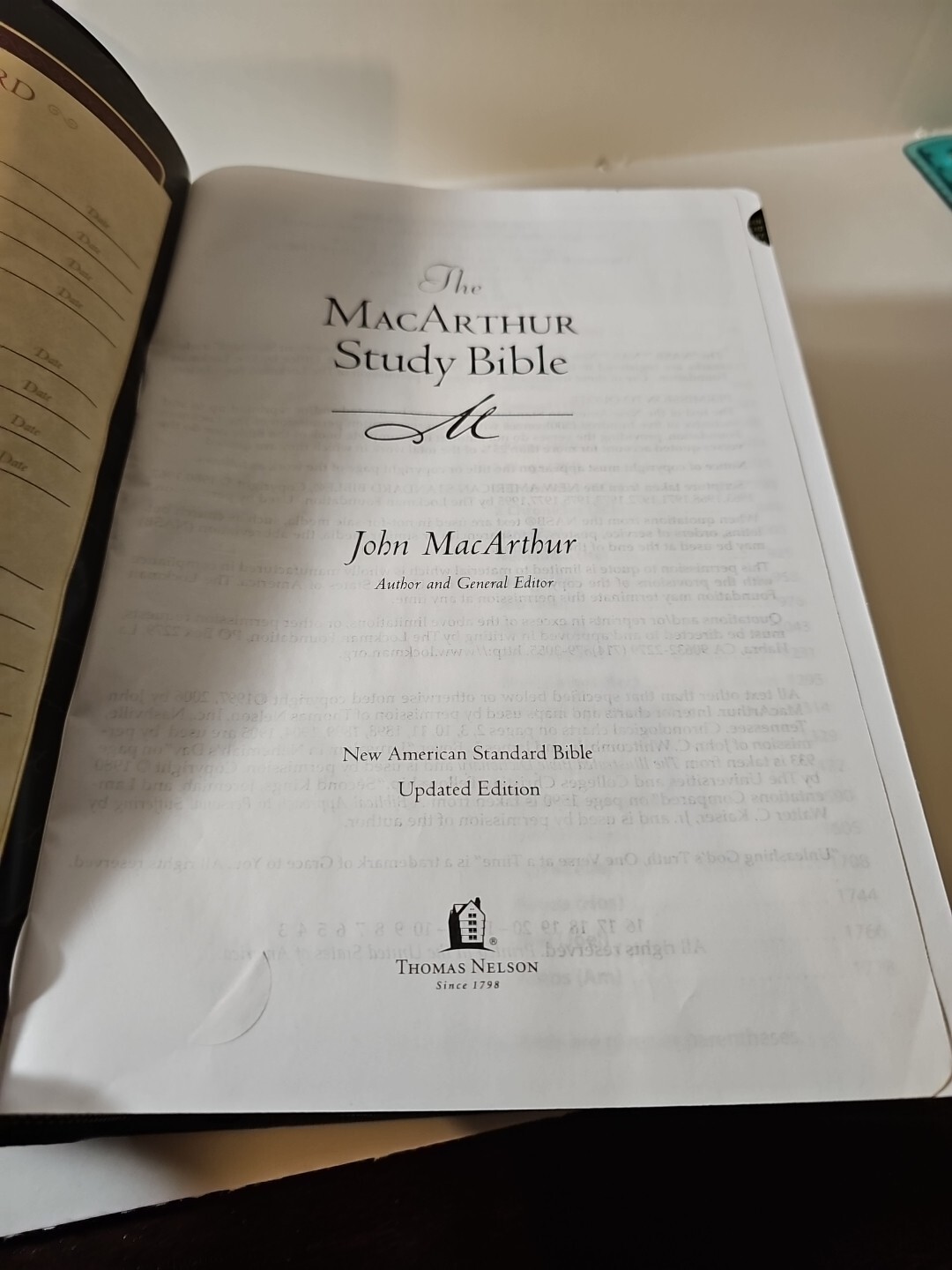 Macarthur Study BibleNasbLarge Print 9781418542290 eBay