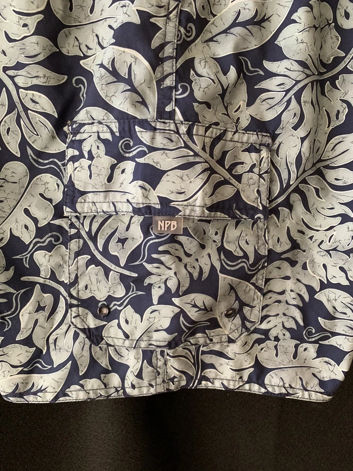 Men's Newport Blue Island Brand Swim Suit Trunks Shorts Blue Size XL - Image 4 of 4