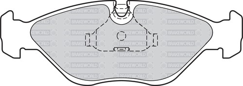 OEM SPEC FRONT REAR PADS FOR SAAB 9000 2.0 1994-97 - Picture 2 of 7