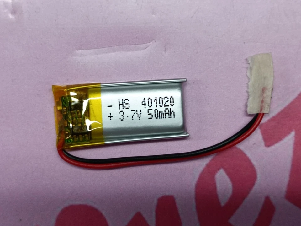 ARDUINO Batterie a litio di polimeri 3.7 v ricaricabili 50mAh 401020 cella elettrica