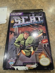SCAT Special Cybernetic Attack Team Nintendo NES CIB RARE 