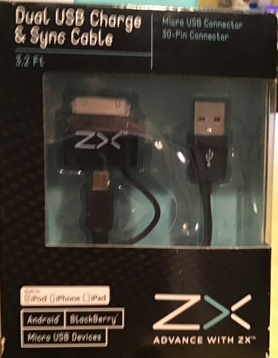 ZX Dual Usb Charge&sync cable | eBay