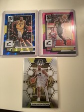 Talen Horton Tucker (3) Cards 2022-23 Donruss Blue 4/49-Mosaic Base & Pink Optic