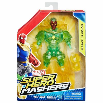 MARVEL'S VISION ( 6'' ) ( TRANSLUCENT ) MARVEL SUPER HERO MASHERS ACTION FIGURE