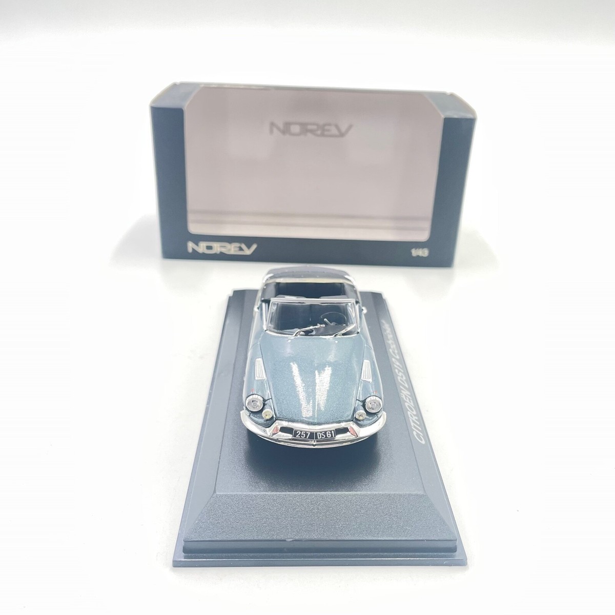 Norev Plastigam France 1/43 Réf 88 : Citroën DS 19 Cabriolet 1965 (Bleu Foncé) - NEUF