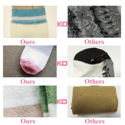 Comfortable Women Winter Socks Christmas Wool Blend Sock Cute Boho Cotton Men - Picture 3 of 32