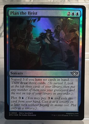 Magic - Plan the Heist - Uc/Foil/Hexerei - Outlaws of Thunder Junction - EN/NM