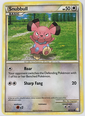 snubbull pokemon card Snubbull (74/111) - Neo Genesis 1st Edition