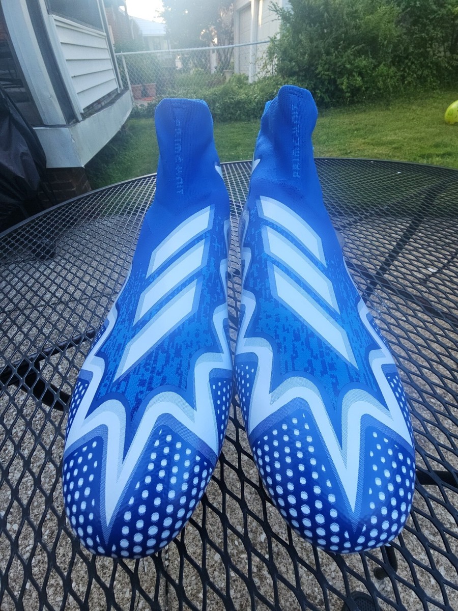 Adidas Freak Ultra 22 Primeknit Blue & White Football Cleats Men Size 14 GZ0468 Adidas Freak Ultra 22 Primeknit Blue & White Football Cleats  main image 2
