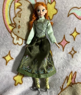 Disney Store Green Dress Edition Frozen Anna Doll