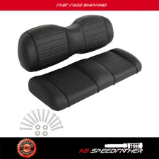 Black Luxurious Golf Cart Cushion Set FOR EZGO TxT,ST,ST Sport,Valor models
