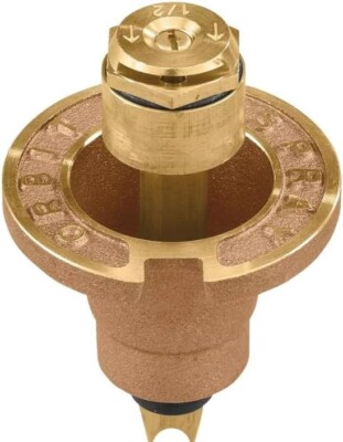 2Pack 54071 Brass Pop-Up Flush Head Sprinkler w/ Half Pattern Spray Nozzle NEW
