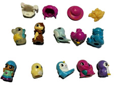 Squinkies Do Drops Lot Of 14- 10 Figures 3 Hair 1 Hat Dos Removable Hair Toys